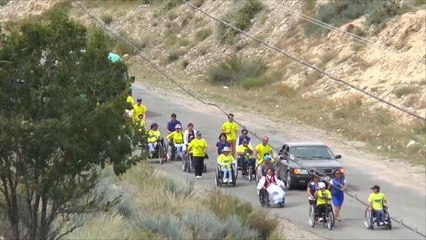 ماراثون عالمي لذوي الإعاقة في قرغيزستان