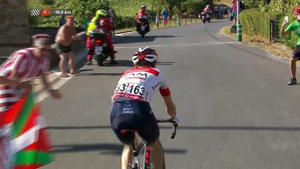 Dries Devenyns in front / en cabeza de carrera - Etapa / Stage 12 (Los Corrales de Buelna / Bilbao) - La Vuelta a España 2016