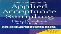 [PDF] The Handbook of Applied Acceptance Sampling: Plans, Procedures   Principles [Full Ebook]