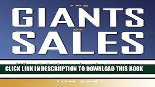 [PDF] The Giants of Sales: What Dale Carnegie, John Patterson, Elmer Wheeler, and Joe Girard Can