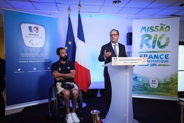 Déclaration aux membres de la délégation paralympique