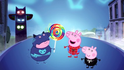 Peppa Pig Français Les Pyjamasques, Pj masks vs SpiderMan and Venom, Peppa Lollipop_3