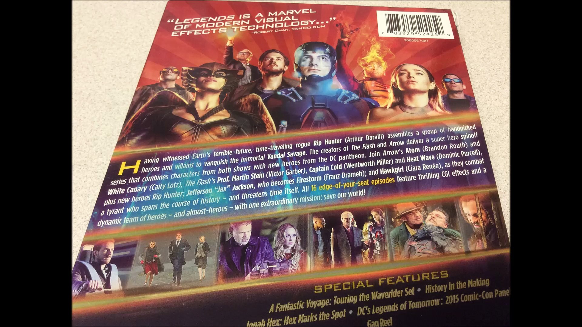 Critique DVD Legends of Tomorrow season 1