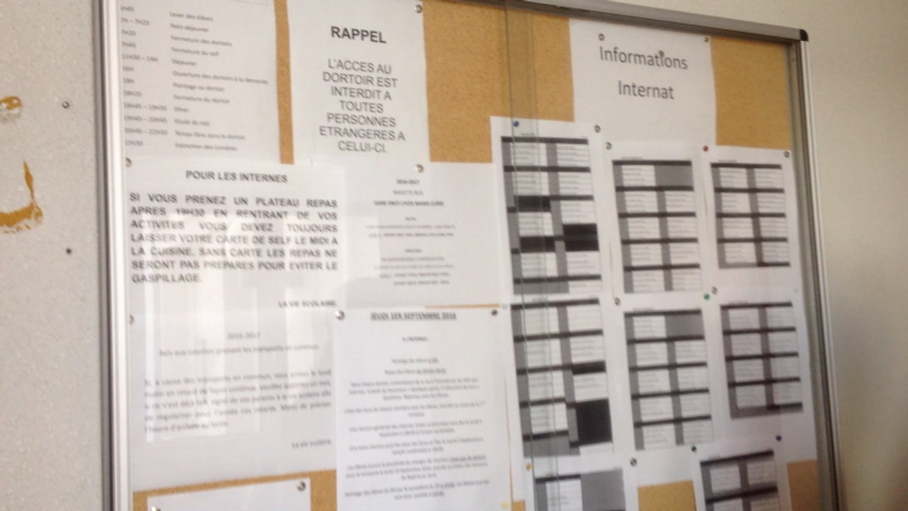 Rentrée des internes du lycée Marie-Curie