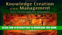 [PDF] Knowledge Creation and Management: New Challenges for Managers Full Online