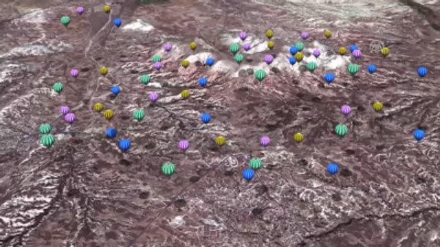 Animasyon - Kapadokya'yı 8 Ayda 150 Bin Turist Kuşbakışı İzledi