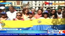 Organizaciones de venezolanos en Madrid manifestaron su apoyo a la ‘Toma de Caracas’ con movilizaciones
