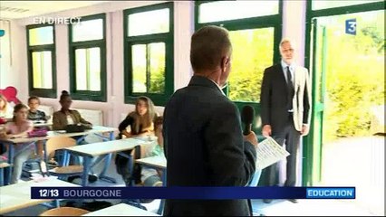 La rentrée des classes au collège Jean Rostand à Quetigny