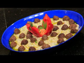 كفتة لحم بالبابا غنوج | الشيف شربيني