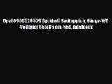 Opal 0900526559 Dyckhoff Badteppich HÃ¤nge-WC-Vorleger 55 x 65 cm 559 bordeaux