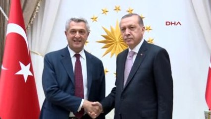 BM Mülteciler Yüksek Komiseri Filippo Grandi, Cumhurbaşkanlığı Sarayı'nda