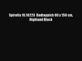 Spirella 10.16223  Badteppich 80 x 150 cm Highland Black