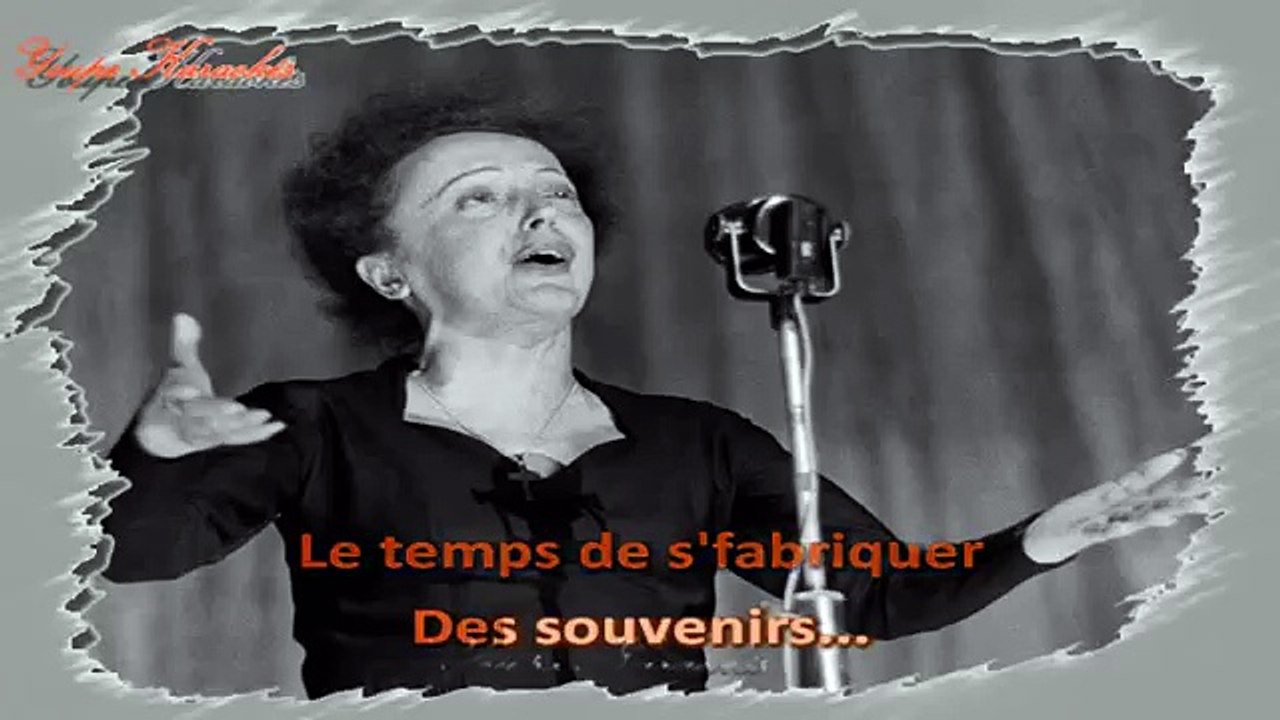 Karaoké - Edith Piaf - Mon Dieu