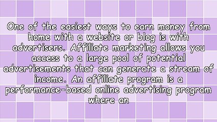 Advertisers and Affiliate Programs