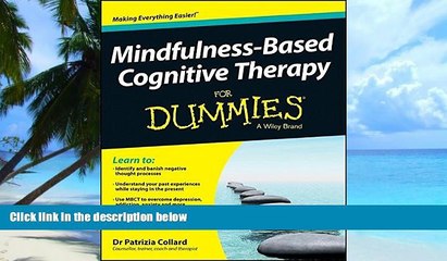 Big Deals  Mindfulness-Based Cognitive Therapy For Dummies  Free Full Read Best Seller