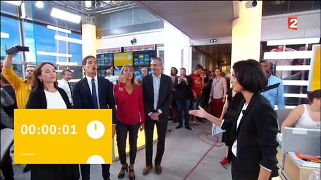 La chaîne France Info a été lancée ce soir à 20h en direct dans le JT de France 2