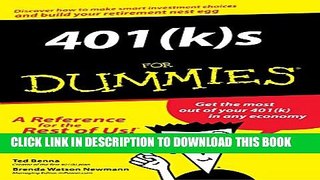 [PDF] 401(k)s For Dummies Popular Online