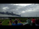 Explosion on SpaceX Launch Pad at Cape Canaveral Air Force Station