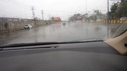 Raining in Islamabad