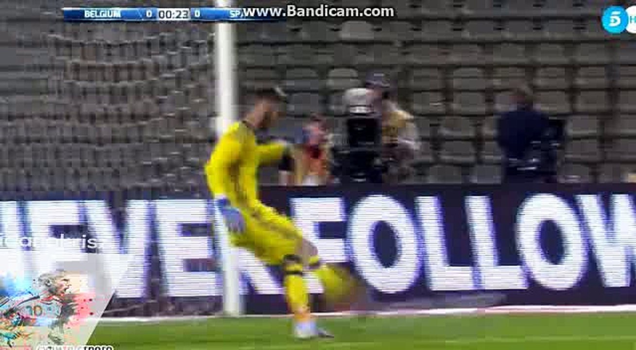 Radja Nainggolan Great Chance - Belgium vs Spain - Friendly Match - 01.09.2016 HD