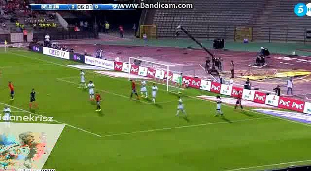 Divock Origi Fantasic Chance - Belgium vs Spain - Friendly Match - 01/09/2016