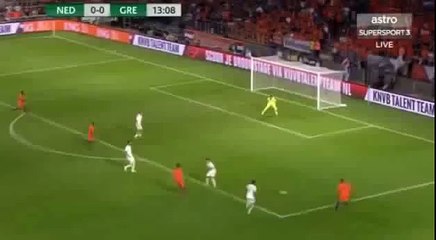 Georgino Wijnaldum Goal - Netherlands vs Greece 1-0 Friendly 1-9-2016