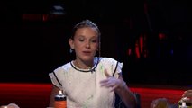 Millie Bobby Brown (a.k.a. Eleven) raps Nicki Minaj's 'Monster'