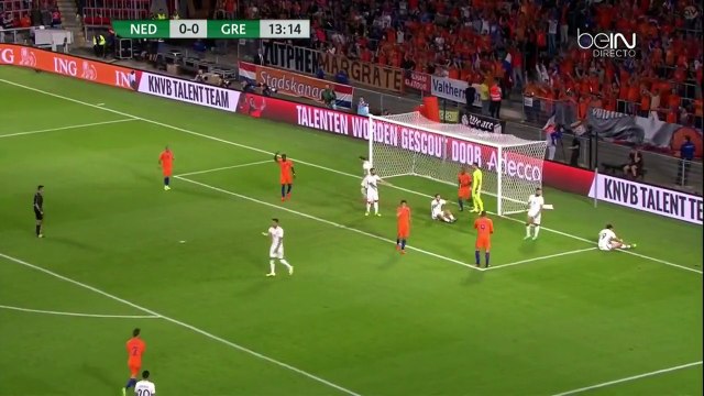 Georginio Wijnaldum Goal HD - Netherlands 1-0 Greece 01.09.2016