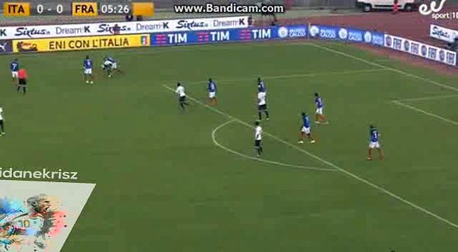 Paul Pogba Amazing Long Pass - Italy vs France - Friendly Match - 01/09/2016