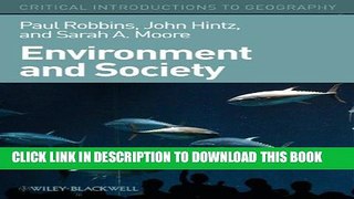 [PDF] Environment and Society: A Critical Introduction Popular Collection