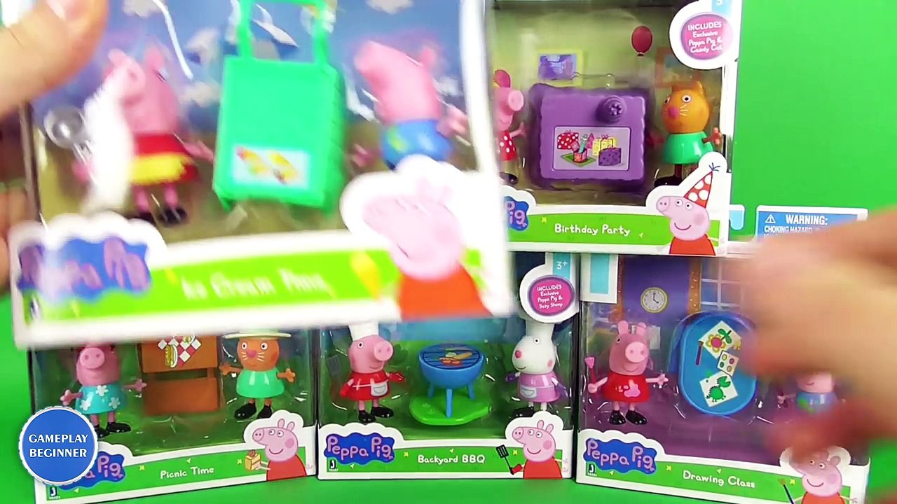 Peppa Pigs Picnic Time, Backyard BBQ, Drawing Class · Figurine Playsets · Peppa Pig Toys by GPB