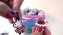 Huevos Sorpresa de Peppa Pig en Español Cubo con 25 Huevos de Peppa Pig