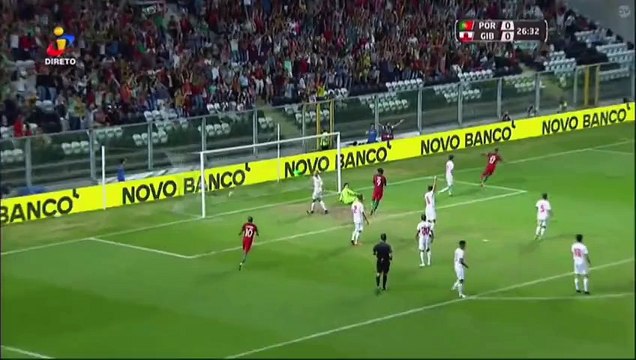 1-0 Nani Goal HD - Portugal 1-0 Gibraltar - Friendly 01.09.2016 HD