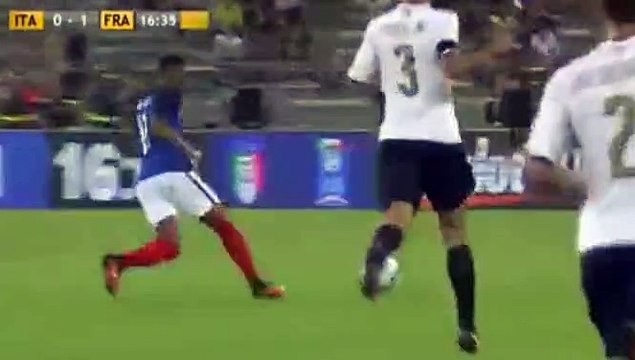 0-1 Anthony Martial Goal HD - Italy 0-1 France - Friendly 01.09.2016