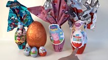 Huevos Sorpresa Gigantes de Peppa Pig Mickey Mouse y Kinder Sorpresa