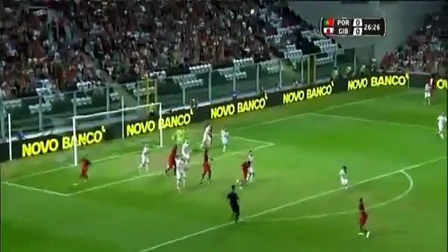 1-0 Nani Goal - Portugal vs Gibraltar 1-0 Friendlies 01.09.2016 HD