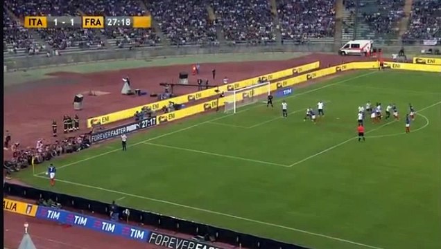 Olivier Giroud GOAL - Italy	1-2	France 01.09.2016