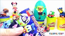 Spongebob Squarepants Play Doh Stop Motion Video! Peppa Pig Español Mickey Mouse Clubhouse Toys