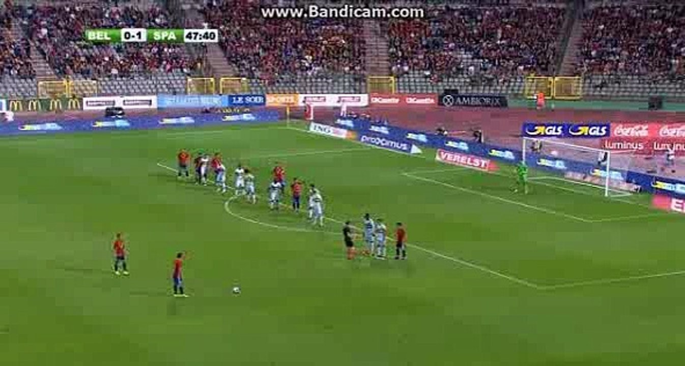 Gerard Pique Amazing Chance HD - Belgium 0-1 Spain - Friendly Match  01/08/2016 HD
