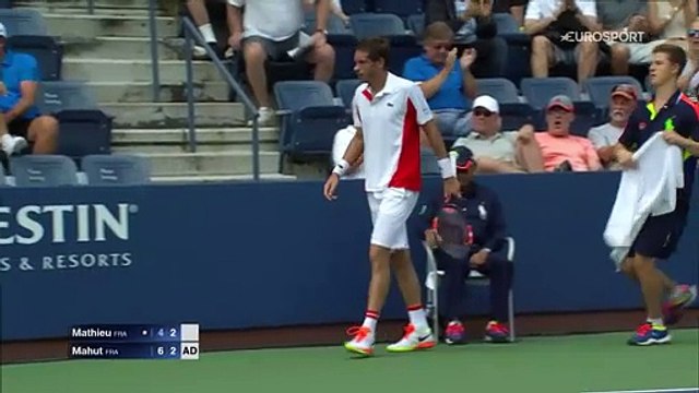 ABD Açık: Paul-Henri Mathieu - Nicolas Mahut (Özet)