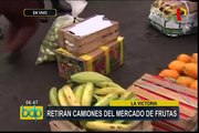 La Victoria: retiran vendedores ambulantes de exteriores del Mercado de Frutas