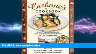 READ book  Carbone s Cookbook: Old-World Elegance and the Best Italian Food in the Northeast