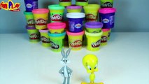 Play Doh Halloween Costumes, Looney Tunes - Bucks Bunny Tweety | Fan PLAY Toys