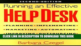 [PDF] Running an Effective Help Desk, 2nd Edition Full Online