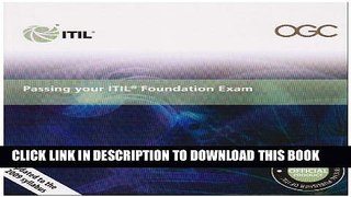 [PDF] Passing Your ITIL Foundation Exam - The ITIL Foundation Study Aid Book Full Collection
