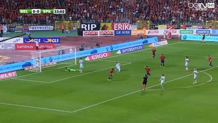 اسبانيا وبلجيكا 2-0