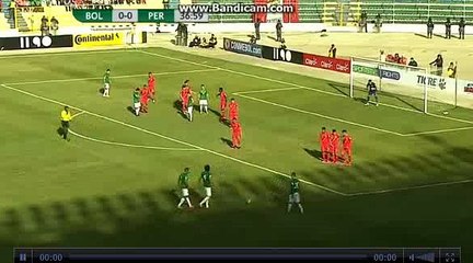 Pablo Escobar Amaizng Free Kick Goal HD - Bolivia 1-0 Peru - 01.09.2016 HD