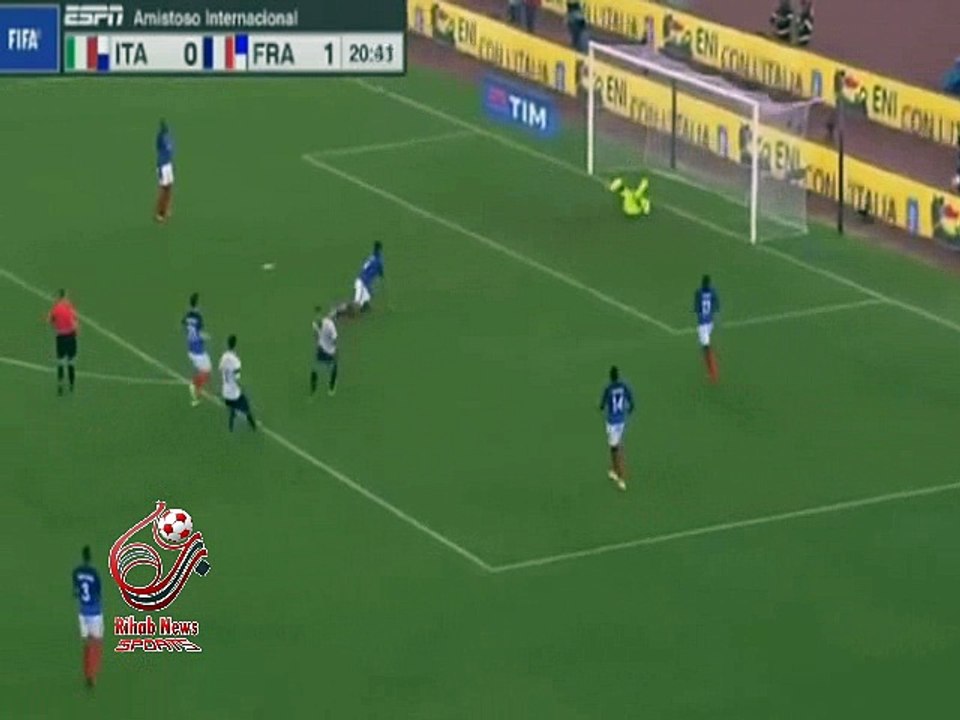 اهداف مباراة ( ايطاليا 1-3 فرنسا ) مباراة ودية