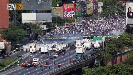 Imágenes inéditas de la represión en la autopista Francisco Fajardo