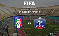 Italy vs France 1-3 Extended Highlights 1/9/2016 HD